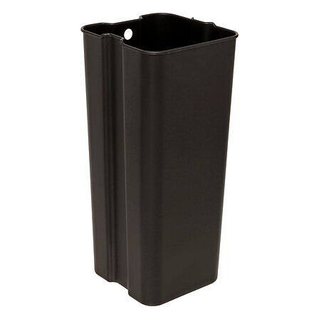 5Five 206702B  Τετράγωνος Κάδος Απορριμμάτων με Πεντάλ Delta 30L 35,5 x 29 x 63cm Μαύρος