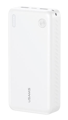 USAMS power bank CD254 2x θύρες εξόδου 20000mAh 10W λευκό