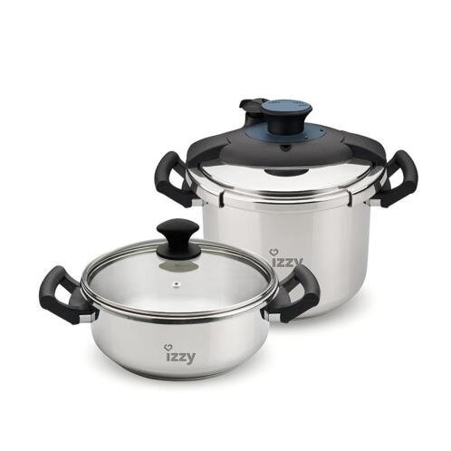 Izzy Σέτ Κατσαρόλες Multi Set Blu 8Lt+4Lt