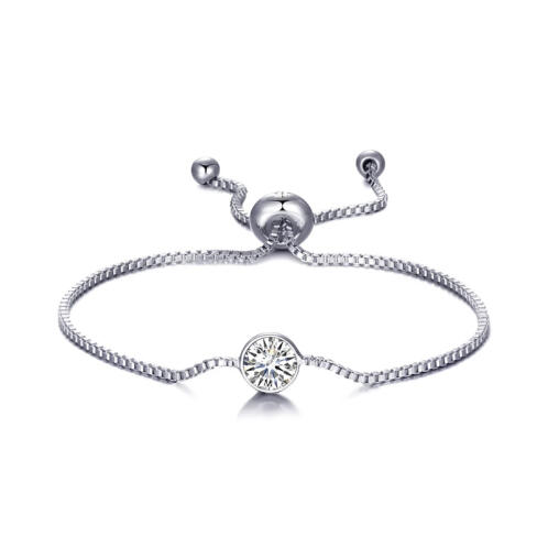 Philip Jones Βραχιόλι Crystal Χρώματος Ασημί με Κρύσταλλα Swarovski®
