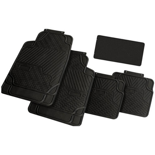 Auto Gs Cool Five Πατάκια Αυτοκινήτου Σετ 5 Τεμαχίων Μαύρα