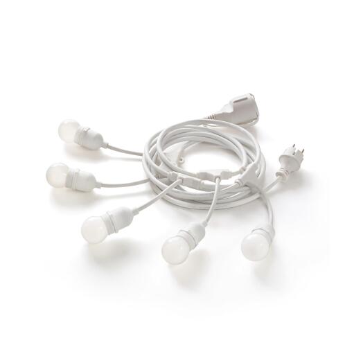 Ideal Lux Κρεμαστό Φωτιστικό Οροφής Πολύφωτο Fiesta SP5 218724 E27 max 5 x 15W Λευκό