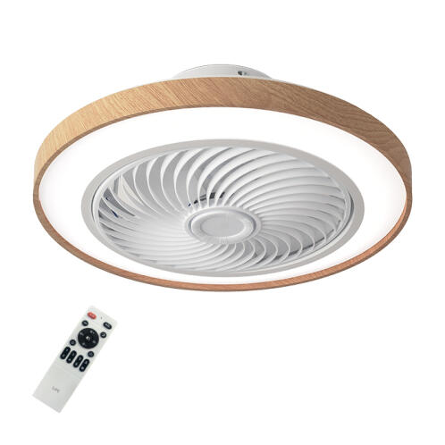 LIFE Ανεμιστήρας οροφής DC 19" με LED φωτιστικό και τηλεχειριστήριο, 32W LIFE LIBECCIO 2