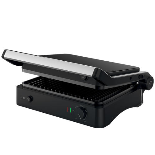 Life Ηλεκτρική Γκριλιέρα με Αποσπώμενες Πλάκες 2000W Black Jade