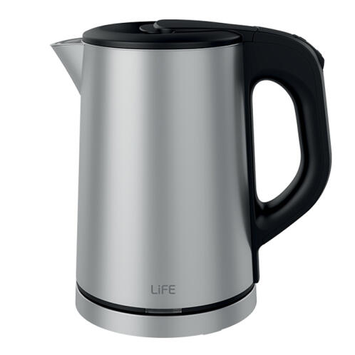 LIFE Bραστήρας 0.8L, 1360W LIFE GALENA Ασημί (Silver Matt)