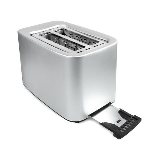 Life Αυτόματη Φρυγανιέρα 2 Θέσεων Crunchy 750W Silver Matt Series