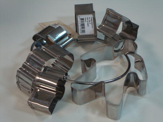 Patisse Κουπ-Πατ Ζωάκια Σε Κρίκο Ανοξείδωτα Σετ 6τμχ