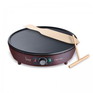 Izzy Κρεπιέρα 30cm 1400W F638 Με Ξύλο Κρέπας & Σπάτουλα