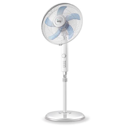 Izzy Ανεμιστήρας Δαπέδου 16'' IZ-9020 Λευκός