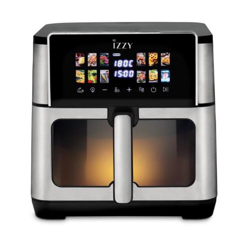 Izzy IΖ-8271 Φριτέζα Αέρος 10Lt 2200W Inox Μαύρη