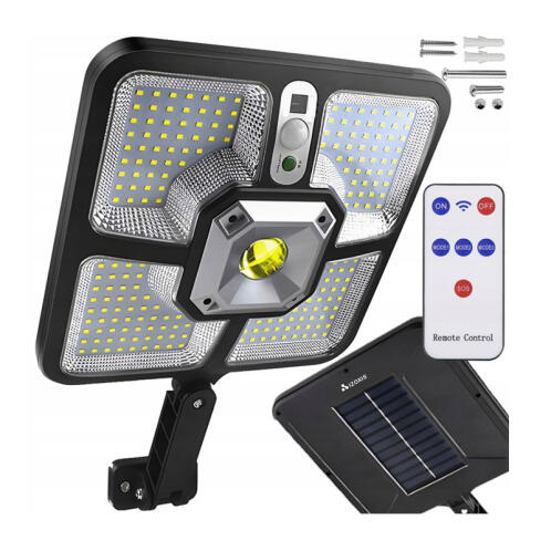 Izoxis Επιτοίχιος Ηλιακός Προβολέας με Αισθητήρα Κίνησης και Τηλεχειριστήριο 8 W 22736