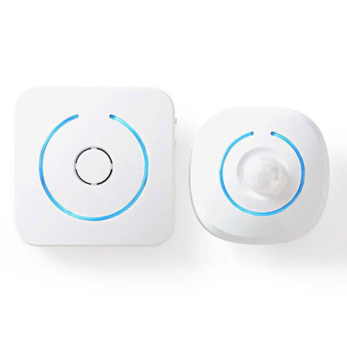 NEDIS Ανιχνευτής κίνησης, 85dB και 8 ήχους ειδοποίησης, ALRMMW20WT