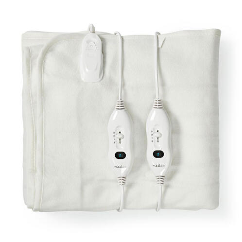 NEDIS Διπλή ηλεκτρική (θερμαινόμενη) κουβέρτα, 140 x 160cm, PEBL110CWT2