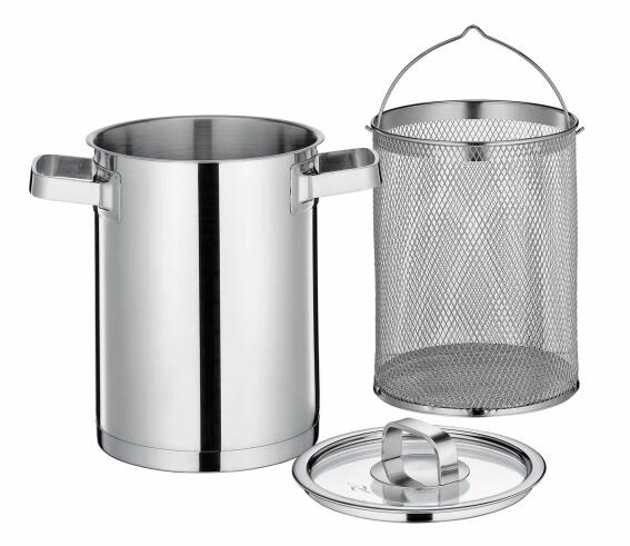 Kuechenprofi Σκεύος για Σπαράγγια San Remo Ανοξείδωτο 16 cm - 4 ltr.