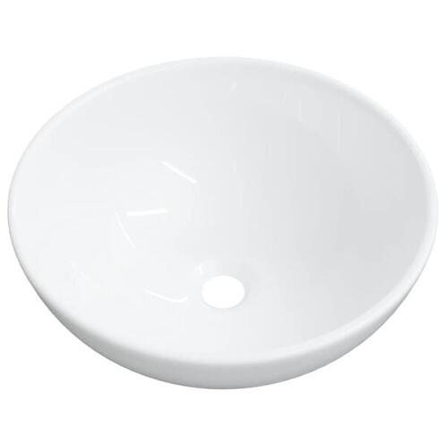 vidaXL Νιπτήρας Λευκός Κεραμικός 28x28x10 εκ. 242569