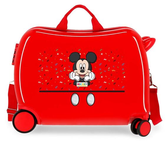 Disney Βαλιτσάκι παιδικό καμπίνας 38x50x20cm ABS σειρά Its a Mickey Thing Red