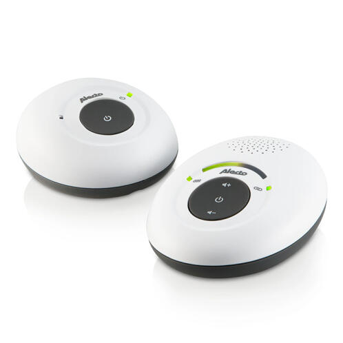 ALECTO Full Eco DECT Ασύρματη ενδοεπικοινωνία (baby monitor) με δυνατότητα αμφίδρομης επικοινωνίας, σε λευκό / ανθρακί χρώμα. ALECTO DBX-115