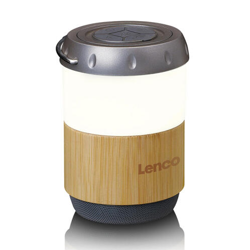 Lenco Φορητό Ηχείο Bluetooth 3W BTL-030BA Bamboo-White