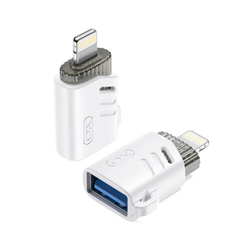 XO Αντάπτορας USB High-Speed Α θηλ. - Lightning, σε λευκό χρώμα XO NB256A