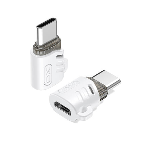 XO Αντάπτορας USB High-Speed type-C αρσ. θηλ. - Micro USB θηλ., σε λευκό χρώμα XO NB256G