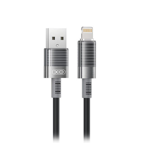 XO Καλώδιο USB High-Speed Α αρσ. - Lightning, 1.00m σε μαύρο χρώμα XO NB282