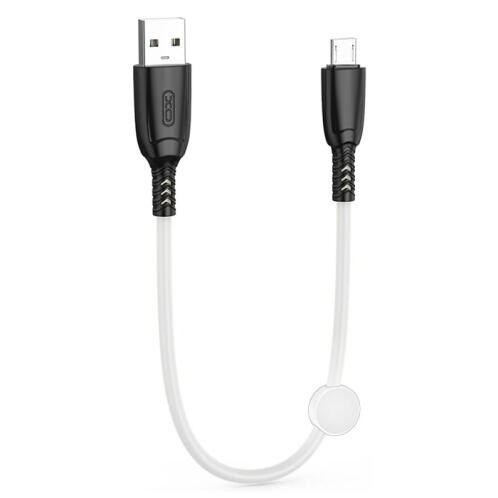 XO Καλώδιο USB High-Speed Α αρσ. - MICRO USB αρσ., 25cm σε λευκό χρώμα XO NB247