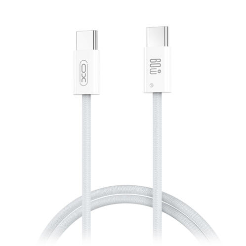 XO Καλώδιο USB High-Speed Type-C αρσ. - Type-C αρσ., 1.00m σε λευκό χρώμα XO NB-Q273