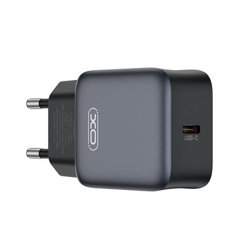 XO Universal φορτιστής USB-C, 30W σε μαύρο χρώμα XO L155 (EU) PD30W 1 USB-C FAST CHARGER