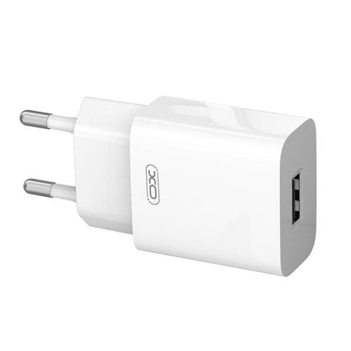 XO Universal φορτιστής USB-A, 12W σε λευκό χρώμα XO L99 (EU) 2.4A HOME CHARGER