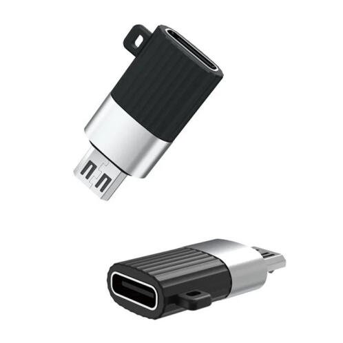 XO Αντάπτορας USB High-Speed type-C θηλ. - Micro USB αρσ., σε μαύρο/ασημί χρώμα XO NB149-C