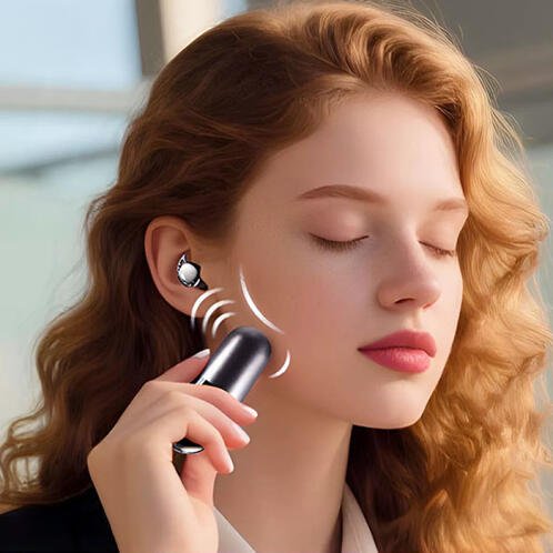 XO Bluetooth εργονομικά ακουστικά με δονούμενη θήκη ασύρματης φόρτισης και δυνατότητα χρήσης κατά τον ύπνο, σε μαύρο χρώμα XO G48 SLEEP