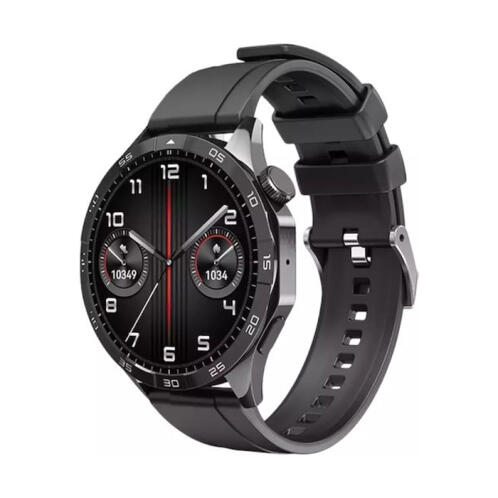 XO Watch 4 Smart Ρολόι με Οθόνη AMOLED 1.43" Μαύρο