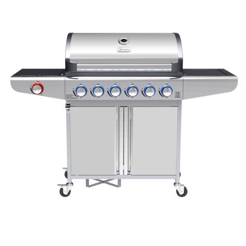 Campfire Ψησταριά με 6 καυστήρες Εστία & Διακόπτες Led