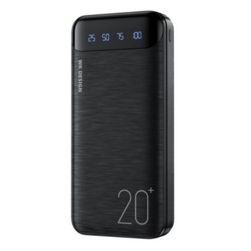 Power Bank WK 20000mAh MINRE Black WP-163