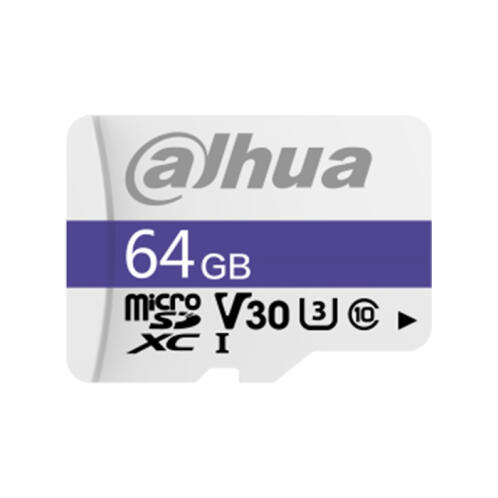 DAHUA Κάρτα μνήμης microSDXC, Class 10 UHS-I U3, 64GB, έως και 95 MB/s. DAHUA TF-C100/64GB