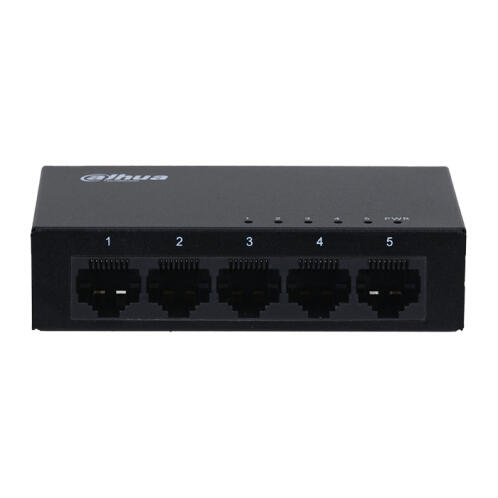 DAHUA 5-Port Unmanaged Gigabit Switch 10/100/1000, σε μαύρο χρώμα DAHUA DH-SG1005
