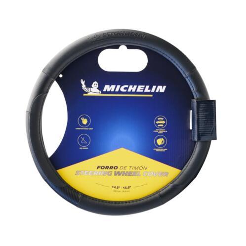 Michelin Κάλυμμα Τιμονιού Μαύρο με Μαύρη Ραφή 36,8 - 39,4cm - WML-1000-N