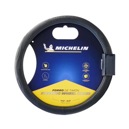 Michelin Κάλυμμα Τιμονιού Μαύρο με Μαύρη Ραφή 36,8 - 39,4cm - WML-1001-N