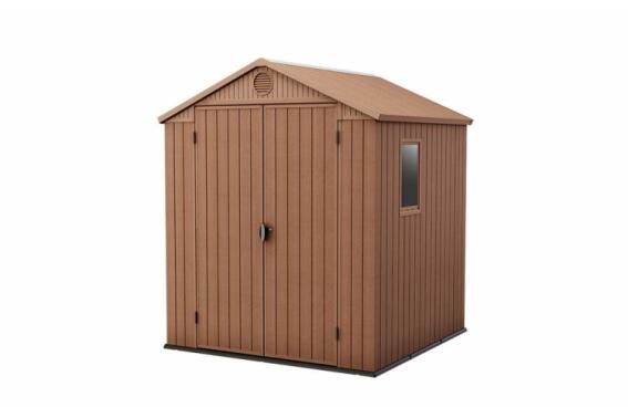 Keter Πλαστική Αποθήκη Κήπου Darwin με Διπλή Πόρτα & Αεραγωγό 190Χ183Χ221 ΕΚ.