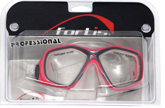 fortis ΜΑΣΚΑ ΠΑΙΔΙΚΗ PVC ΜΠΛΕ & ΡΟΖ