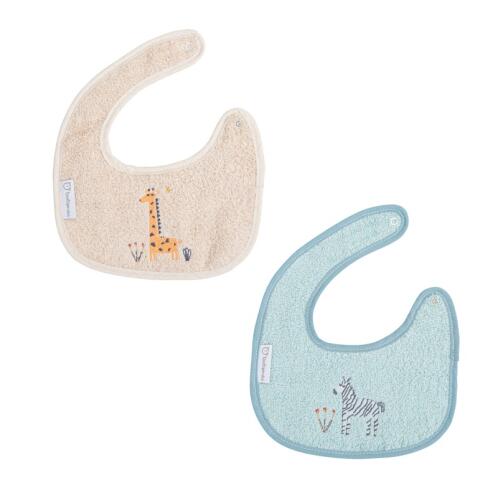 Σετ 2 σαλιάρες Kenia 20x25 εκρού