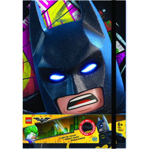 Lego Σημειωματάριο Batman Movie Lbm Light Ριγέ με Λάστιχο