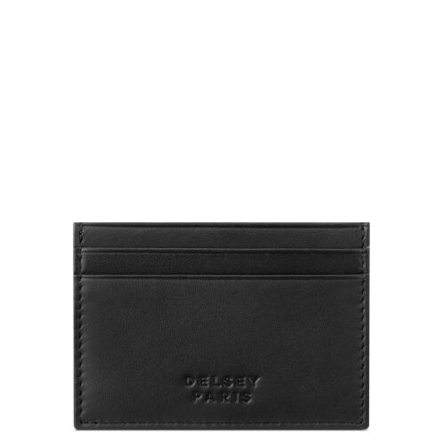 Delsey Θήκη για κάρτες Le Cuir Lisse Black