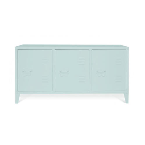 Μεταλλικό Έπιπλο Τηλεόρασης 113 x 40 x 58 cm Χρώματος Πράσινο Idomya 30087257