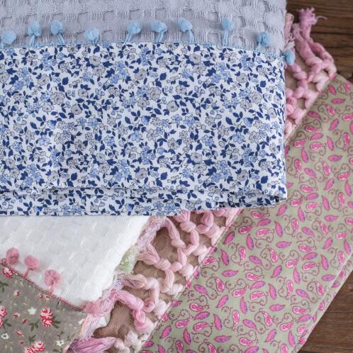 White Fabric Κουβέρτα Nerida Άσπρη Υπέρδιπλη