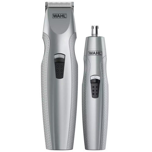 Wahl 5606-308 Professional Mustache & Beard Combo Σετ Επαναφορτιζόμενης Κουρευτικής Μηχανής Ασημί
