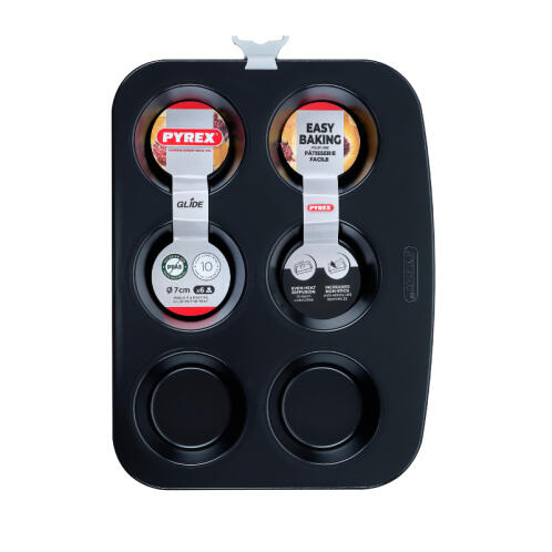 Pyrex Φόρμα muffin 6 θέσεων glide