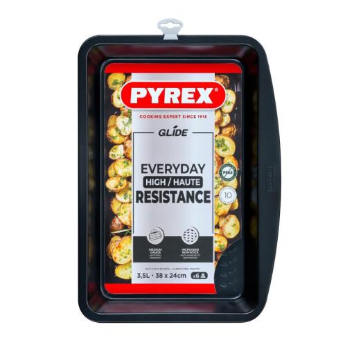 Pyrex Ορθογ. Ταψί 38X24ΕΚ glide