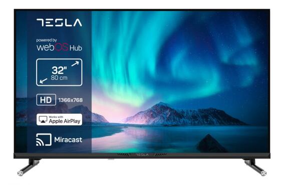 Tesla Τηλεόραση Smart HD LED TV 32" Web OS 32E645BHW