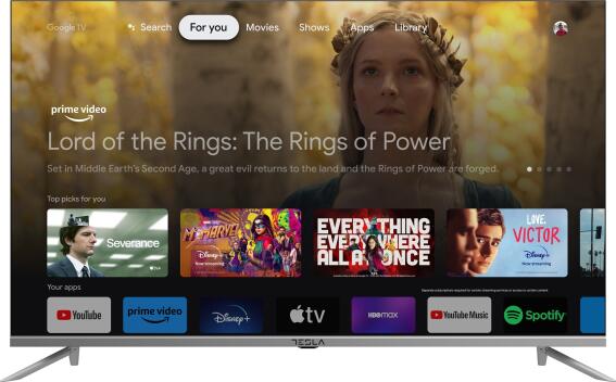 Tesla Smart Τηλεόραση 32" HD Ready LED Google TV 32S635SHS